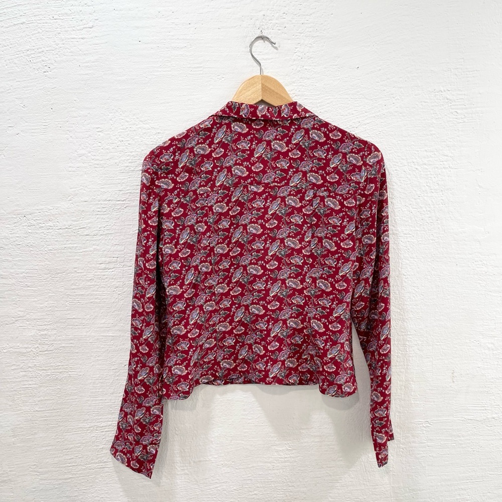 Doen Abena Top Garnet Arbor Rose Floral - Picture 6 of 6
